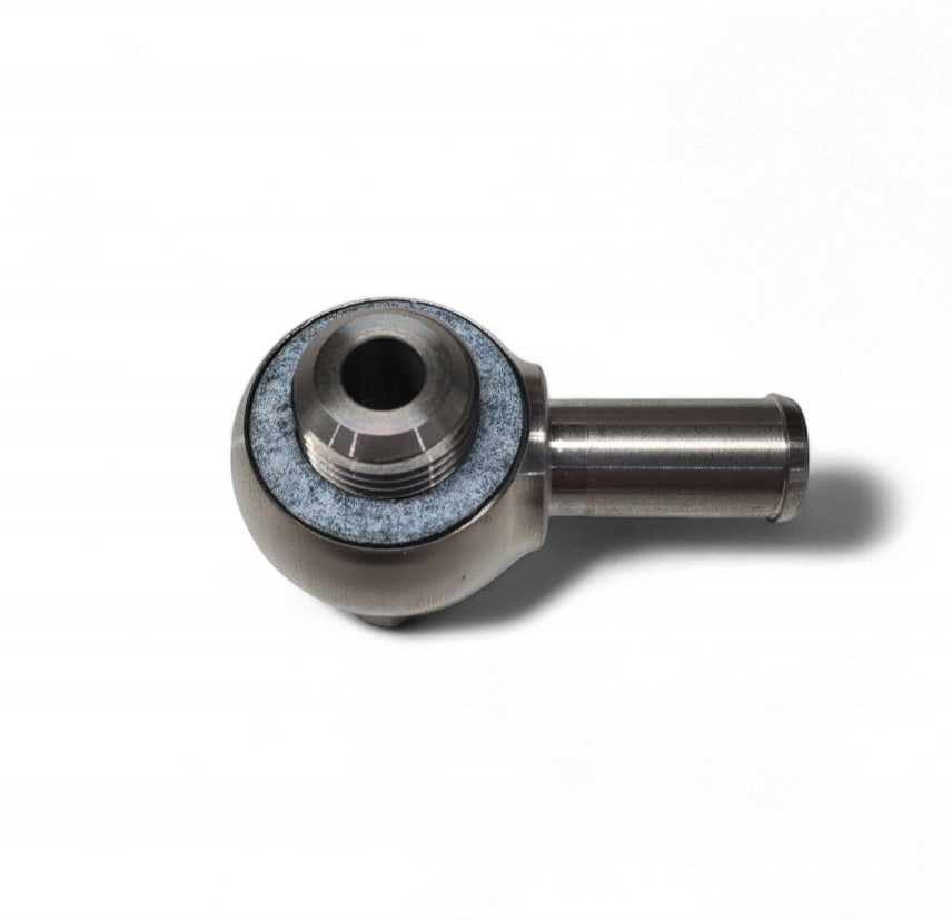 Single Barbed Banjo Fuel Fitting w/ Fuel Pressure -Stromberg 97