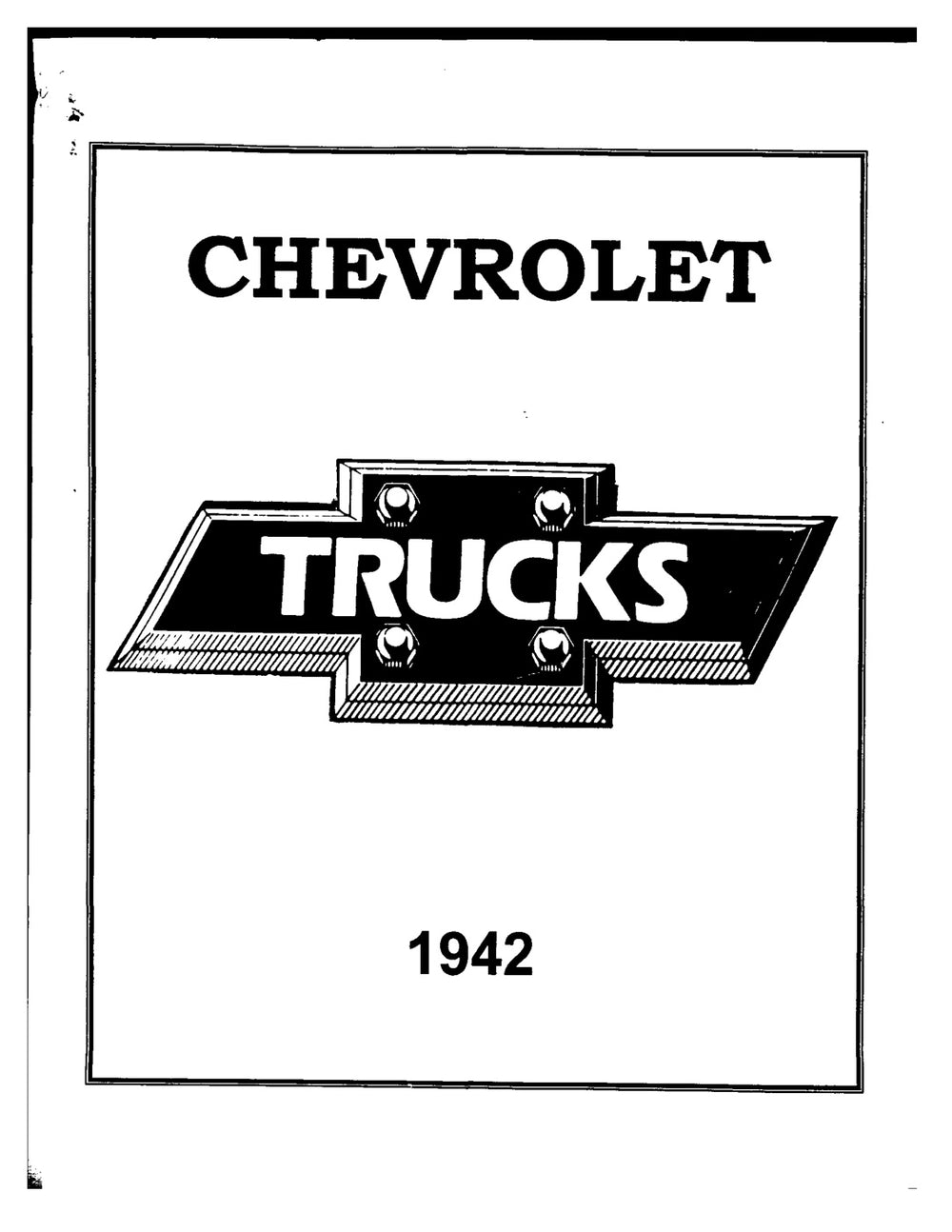 1942 Chevrolet Truck Manual