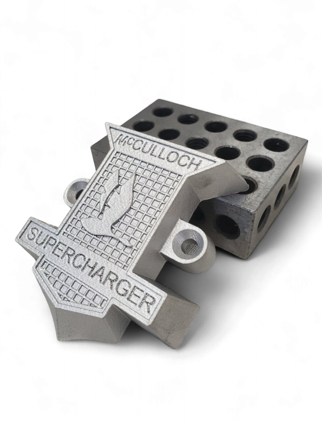 McCulloch Supercharger Emblem