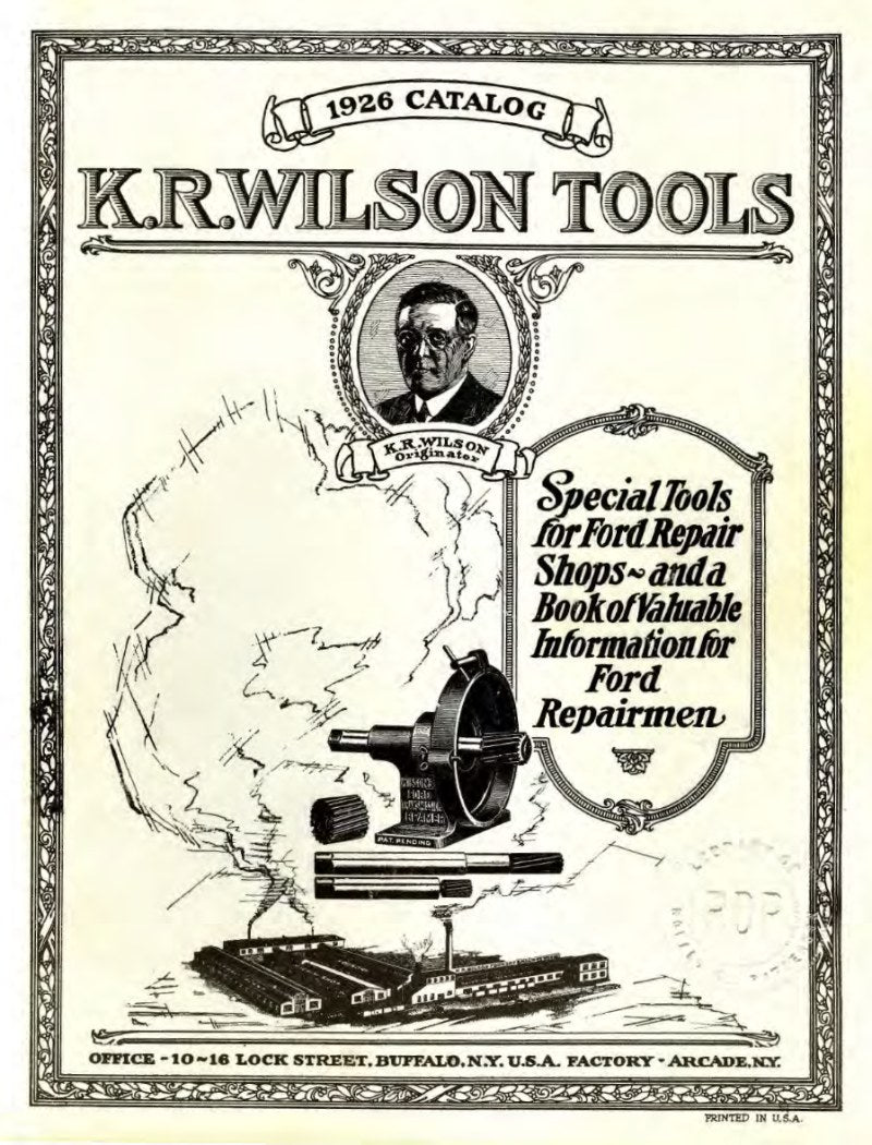 1926 K.R. Wilson Tools for Ford Catalog