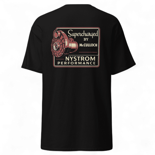 Supercharged by Mcculloch T-Shirt