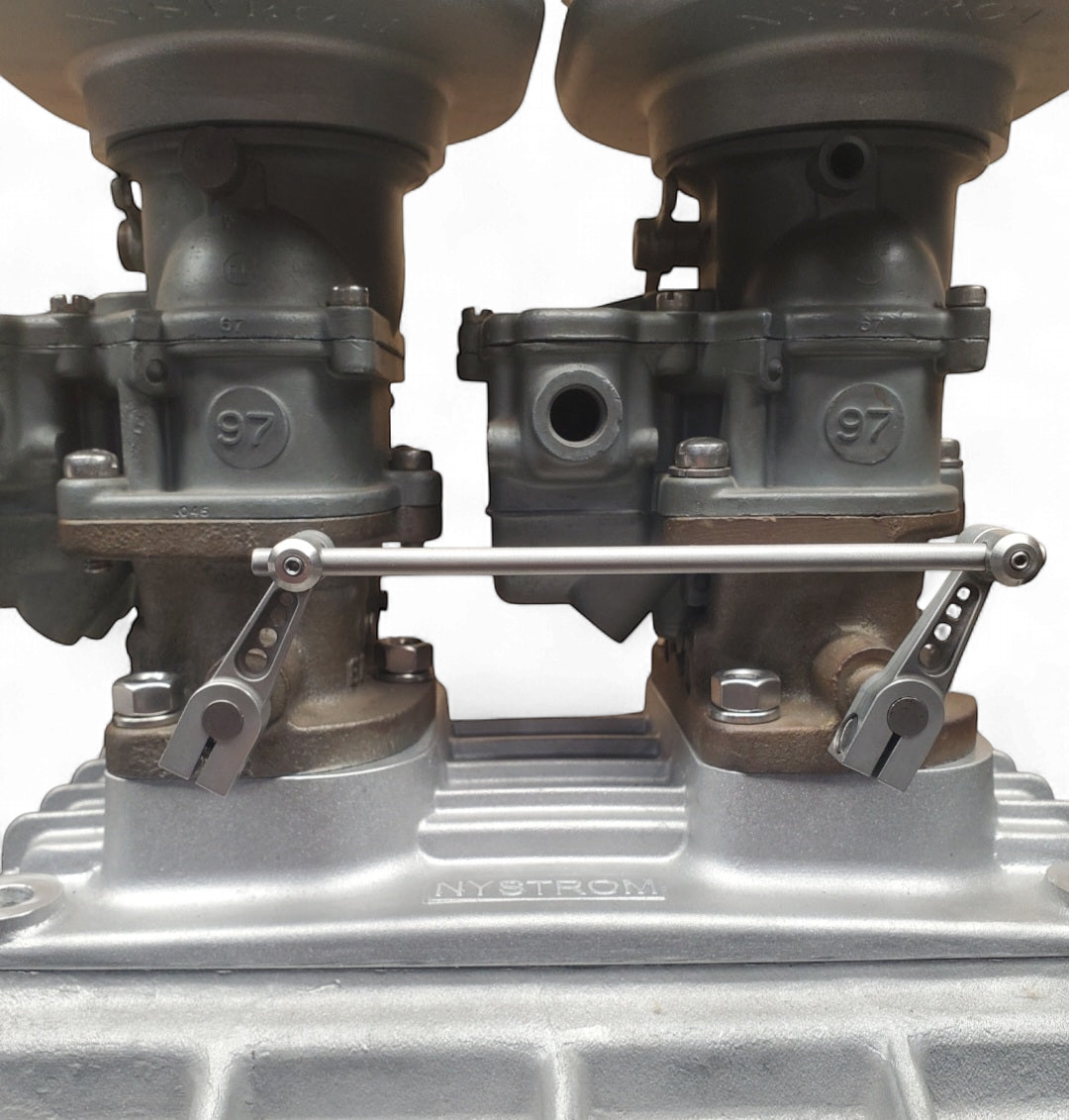 5" Dual stromberg carburetor Linkage