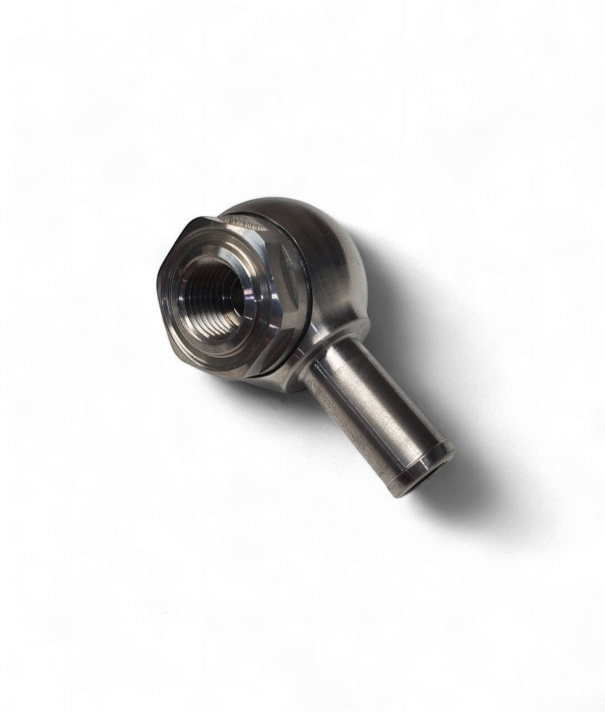 Single Barbed Banjo Fuel Fitting w/ Fuel Pressure -Stromberg 97