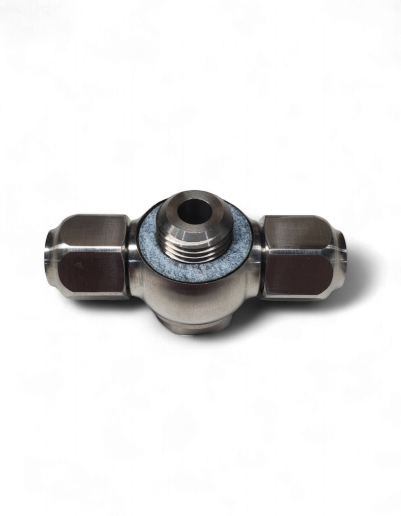 Double Compression Banjo Fuel Fitting w/ Fuel Pressure - Stromberg 97