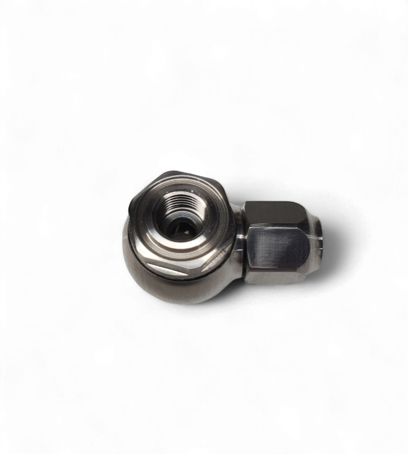 Single Compression Banjo Fuel Fitting w/ Fuel Pressure - Stromberg 97