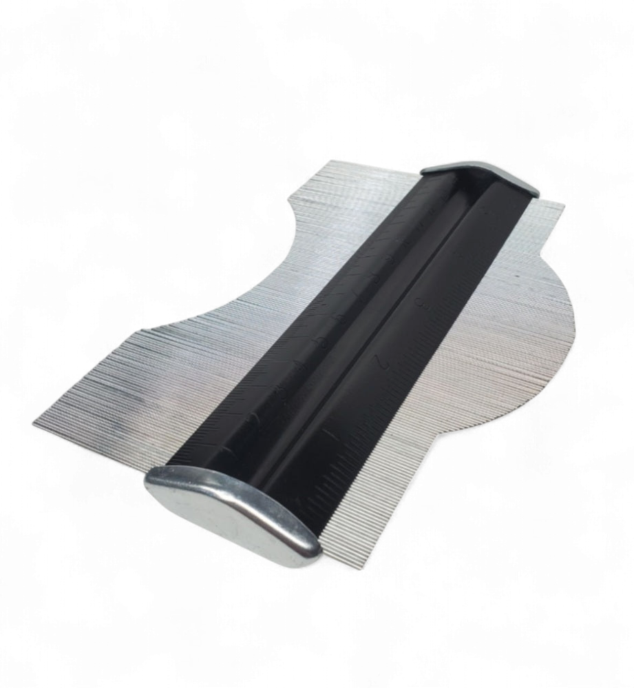 6-inch Nystrom Performance contour profile gauge in stainless steel – a duplicator tool for tracing and copying complex shapes (such as bodywork or gasket profiles) accurately.