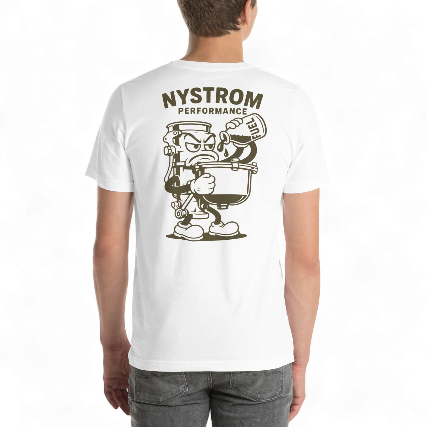 August Nystrom Animated Carburetor T-Shirt