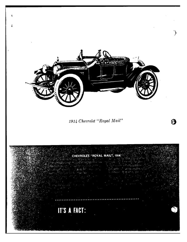 1914 Chevrolet Owners Manual