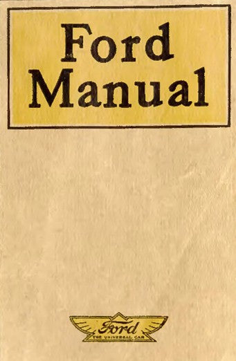 1927 Chevrolet Manual