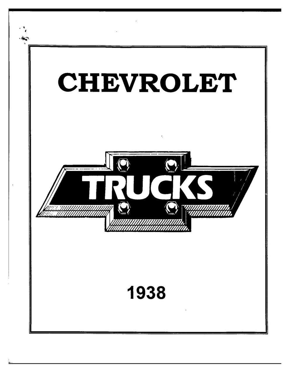 1938 Chevrolet Truck Manual