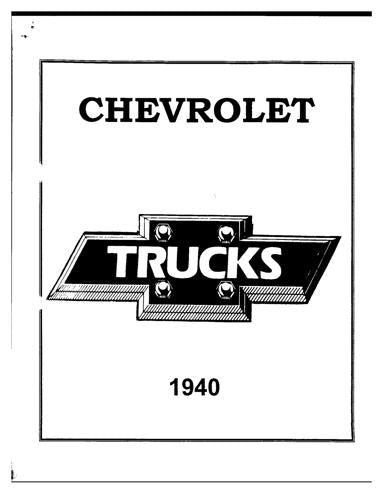 1940 Chevrolet Truck Manual