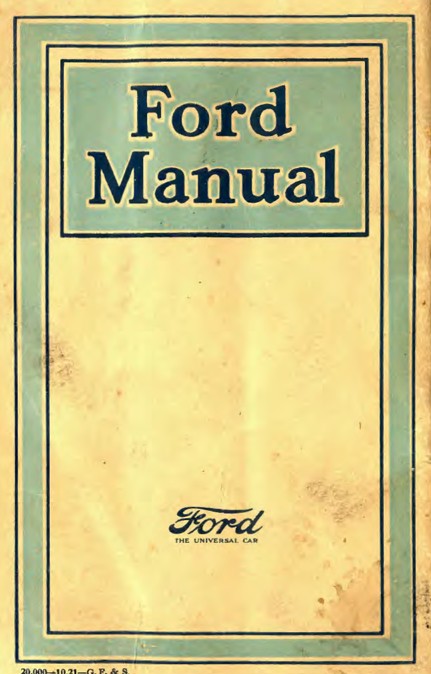1921 Ford Model T UK Edition