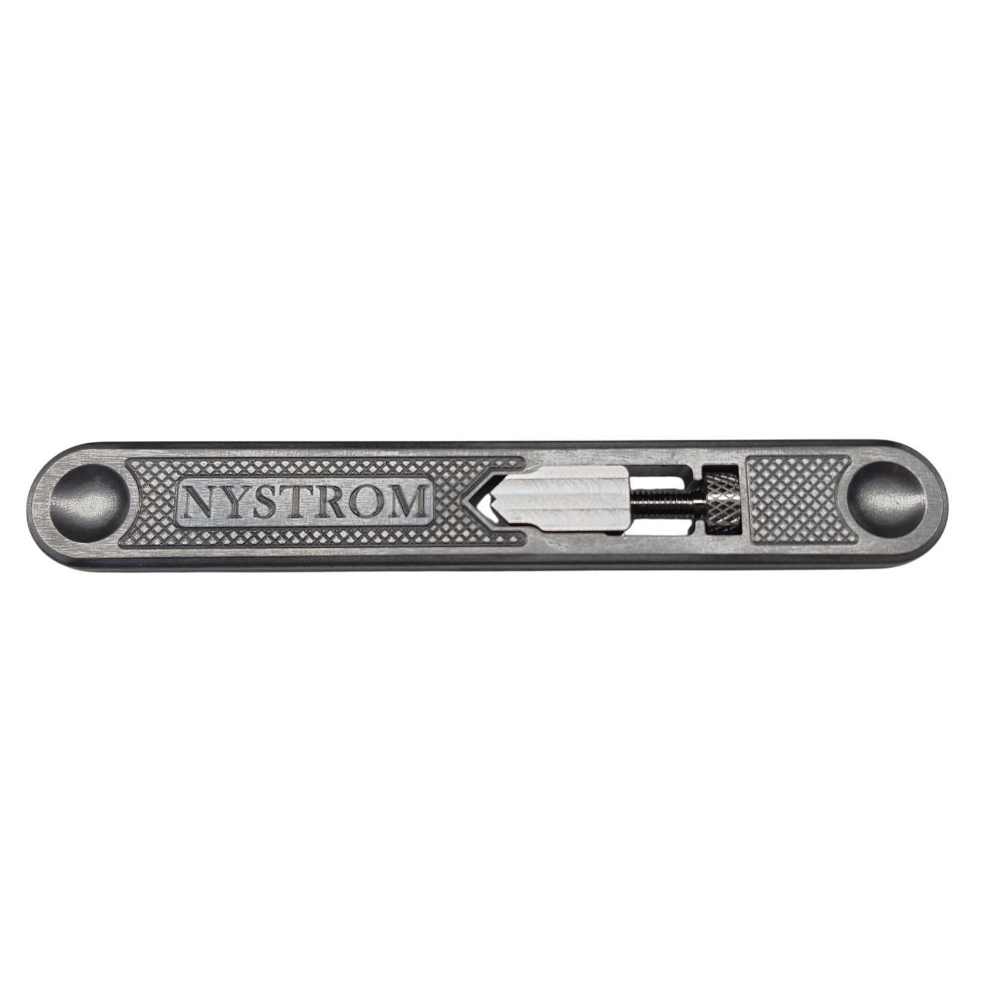 Nystrom Mini Tap Wrench – a compact 5″ steel tap handle (made from hardened 4140 steel) for small threading jobs up to 1/4″ taps, offering precise control in tight spaces.