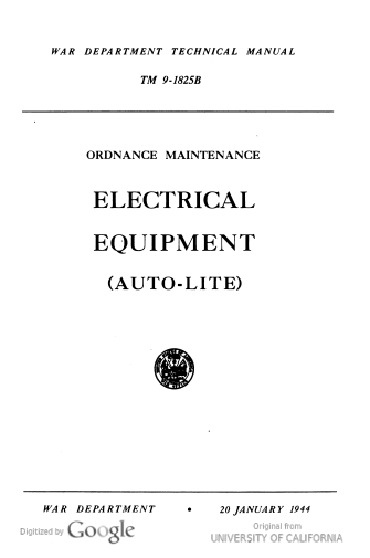 1944 Auto-Lite Manual