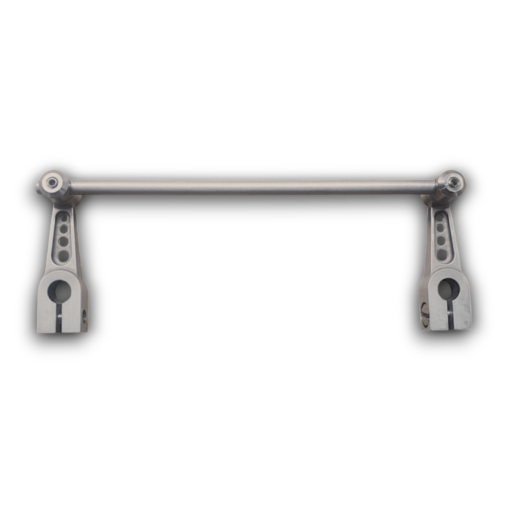 5" Dual stromberg carburetor Linkage