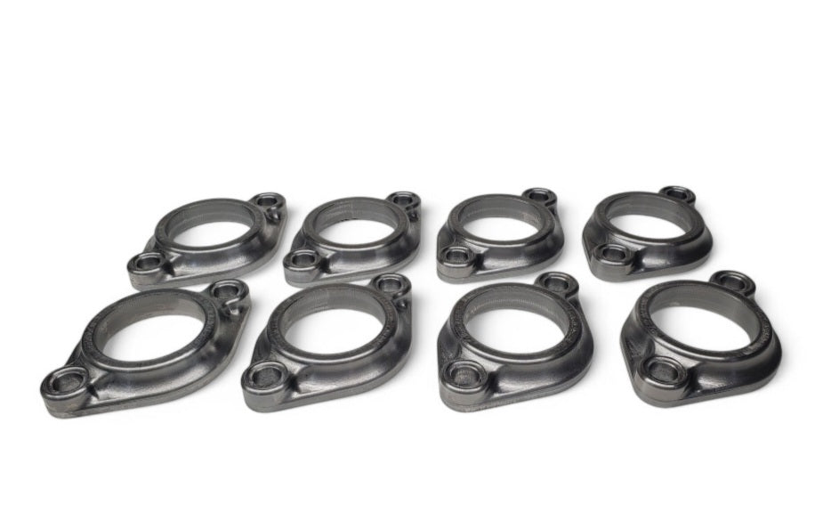 Ardun OHV exhaust header flanges set of eight, 1018 steel with 1.75-inch bore