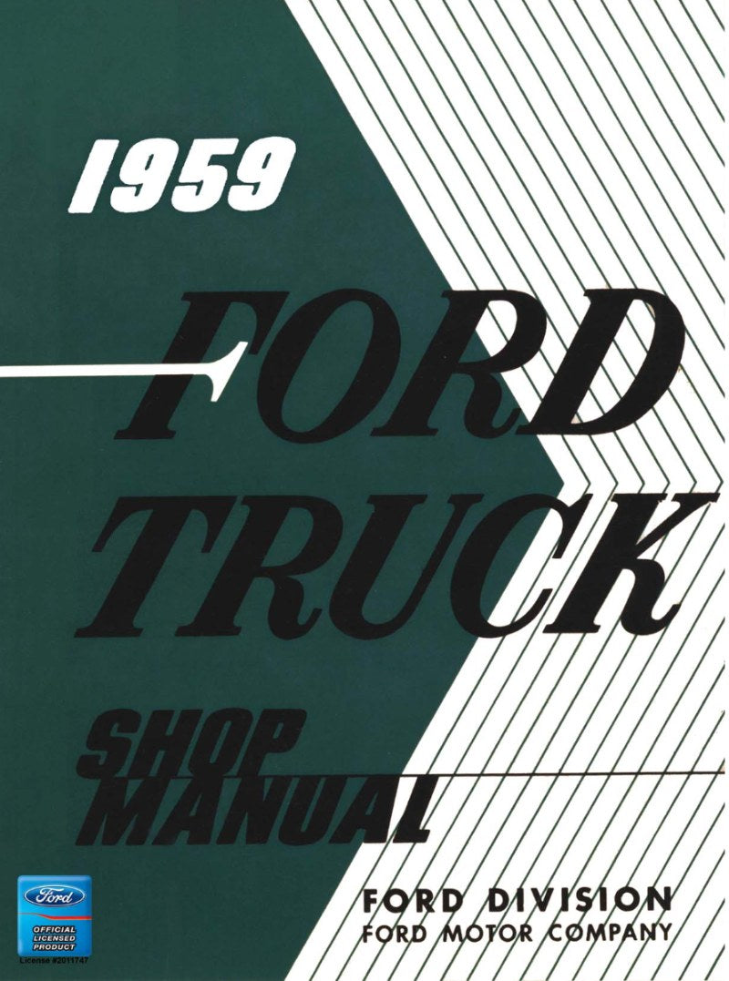 1959 Ford F-100 Shop Manual