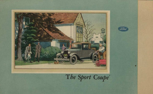 1929 Ford Model A Sport Coupe Brochure