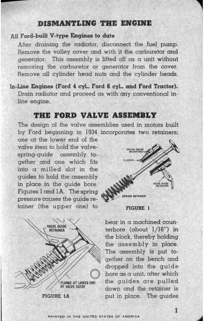 K-D Valve Servicing for Ford-Built Motors - Bulletin 150