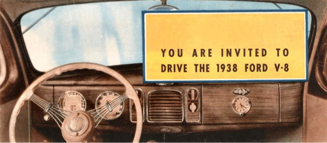 1938 Ford V·8 Invitation