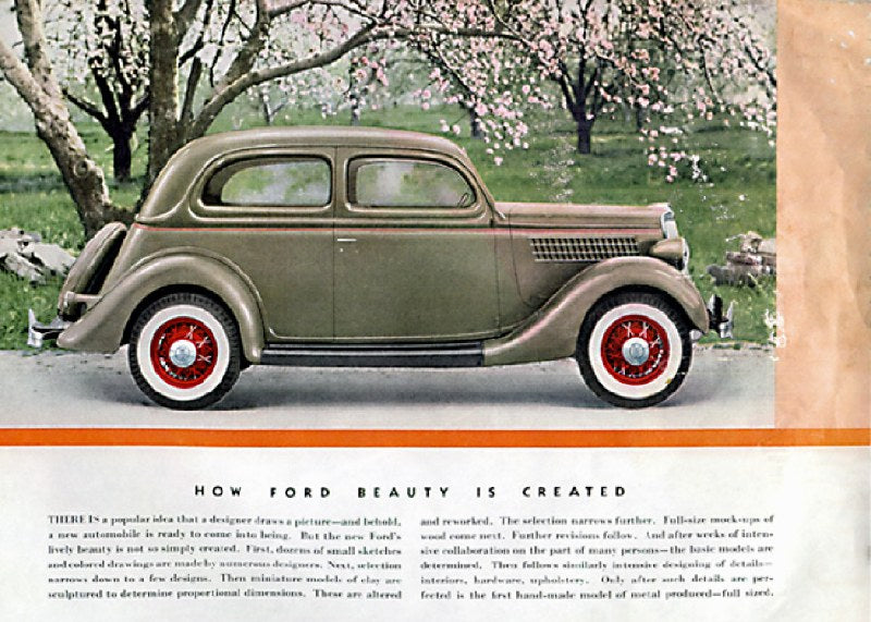 1935 Ford V-8 Beauty and Styling Brochure