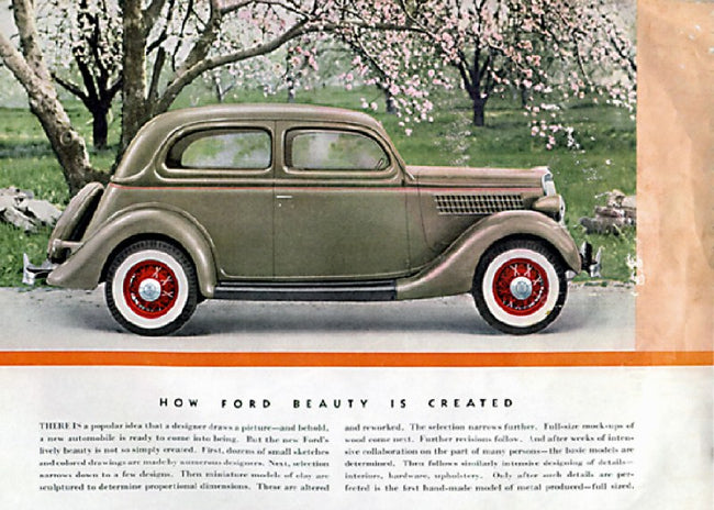 1935 Ford V-8 Beauty and Styling Brochure