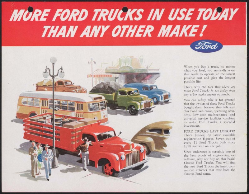 1947 Ford Truck Line Brochure