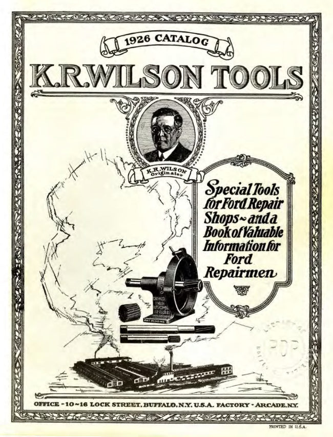 1926 K.R. Wilson Tools for Ford Catalog